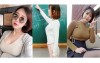 超正女老師產後身材大升級  什麼三角函數我只看到兩個大圓圈...學生出席率100％