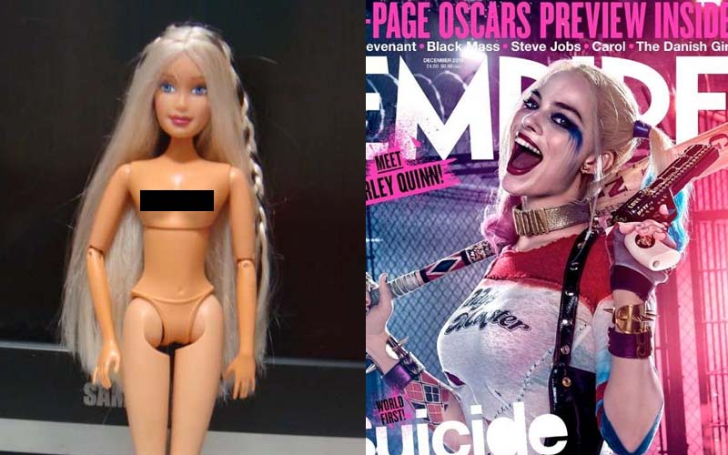 他在網路上買了一個二手的芭比娃娃，並想把它改造成電影《自殺突擊隊》中的小丑女！做出來的成品讓網友尖叫了！ 