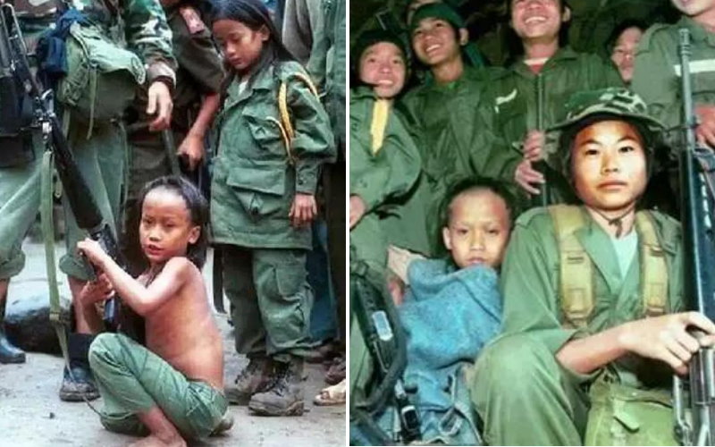 魔鬼娃娃軍都是真實存在的！緬甸孩子晚上是性奴，白天是殺人機器！把死亡當遊戲！