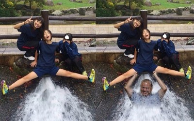 日本女高中生的『無節操自拍照』慘遭網友惡搞