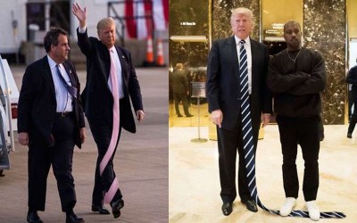 美國總統川普照片又被惡搞啦    PS大神幫他「把領帶加超長」的畫面讓網友都笑噴ＸＤ