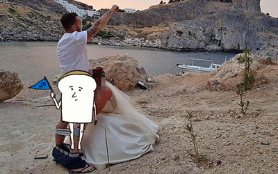 被老鼠屎害慘  英國夫妻在希臘小島拍「鹹濕婚紗照」激怒主教，從此禁止外國人來這裡辦婚禮