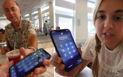 蠢女兒拍片炫耀自己可以進入蘋果總部還曝光「未上市的iPhone X」，最後害慘工程師老爸丟飯碗