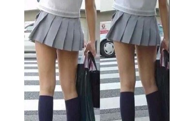 日本高中生的裙子有多短？它們無論冬夏都只有短裙，真是良好的傳統啊！