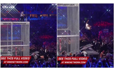 「這會玩出人命吧  」WWE鐵籠大戰竟根本就是用命再換收視率  （影）