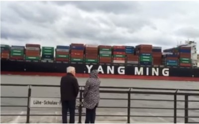 感動  台灣貨輪抵達德國港口罕見「響起國歌」  網友：好久沒聽到了