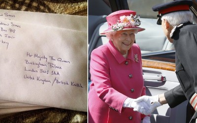 老爺爺連續59年寄聖誕卡給「英國女王」  這一年沒寄卻收到女王「親筆回信」內容讓全家都哭了。