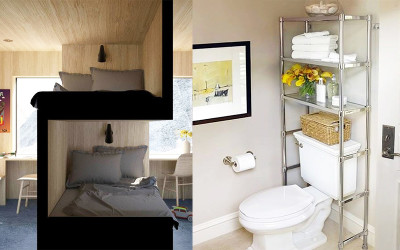 收納空間立刻變2倍！22個「讓小公寓住成別墅」的實用設計點子