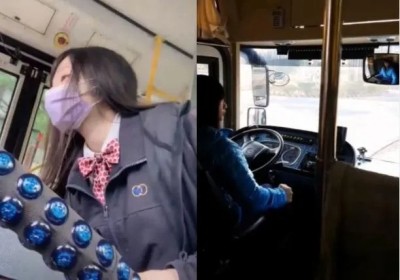 老司機求上車！公車司機竟是24歲正妹  口罩一摘...網友嗨喊：想搭公車了